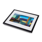 Classic frame print black