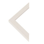 Classic white frame chevron